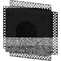 Anemostat Ø 100 mm schwarz 2