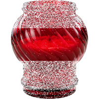 Grabkerze rot 2